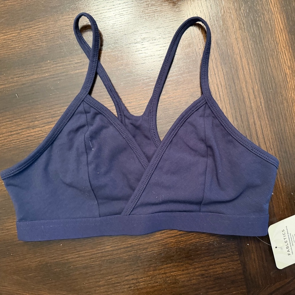 Fabletics Live-In Racerback Bralette Purple size Small NWT